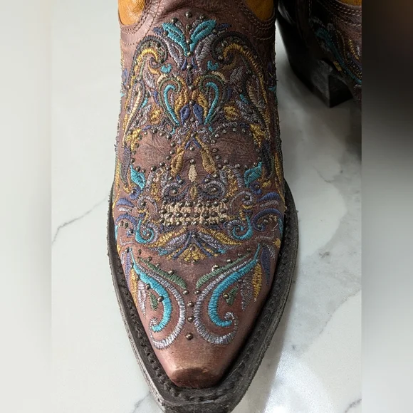 Old Gringo Dulce Calavera Embroidered Boots 7B